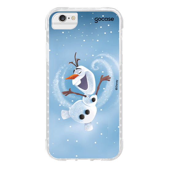 Capinha para celular Disney - Olaf - Brincando na Neve