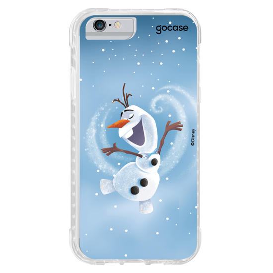 Capinha para celular Disney - Olaf - Brincando na Neve