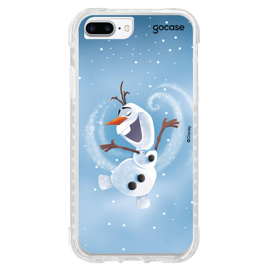 Capinha para celular Disney - Olaf - Brincando na Neve
