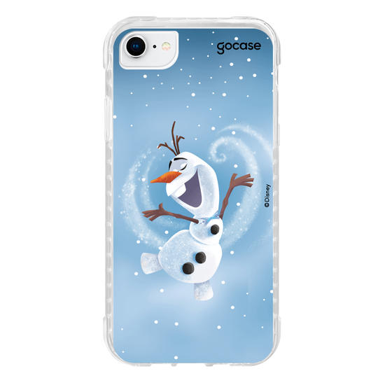 Capinha para celular Disney - Olaf - Brincando na Neve