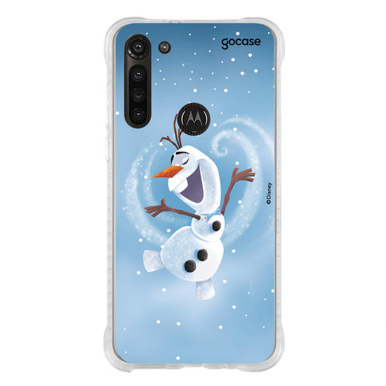 Capinha para celular Disney - Olaf - Brincando na Neve