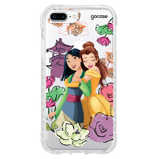 Capinha para celular Disney - Princesas - Mulan e Bela