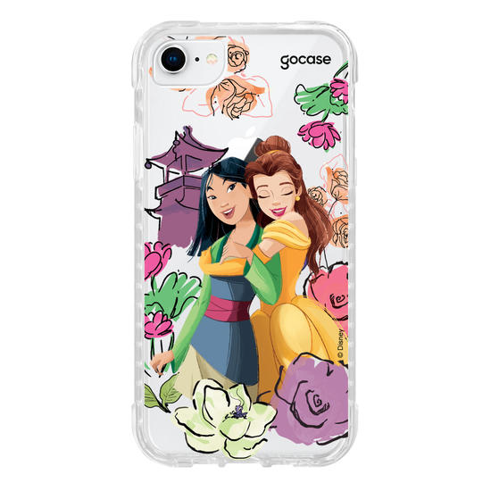 Capinha para celular Disney - Princesas - Mulan e Bela