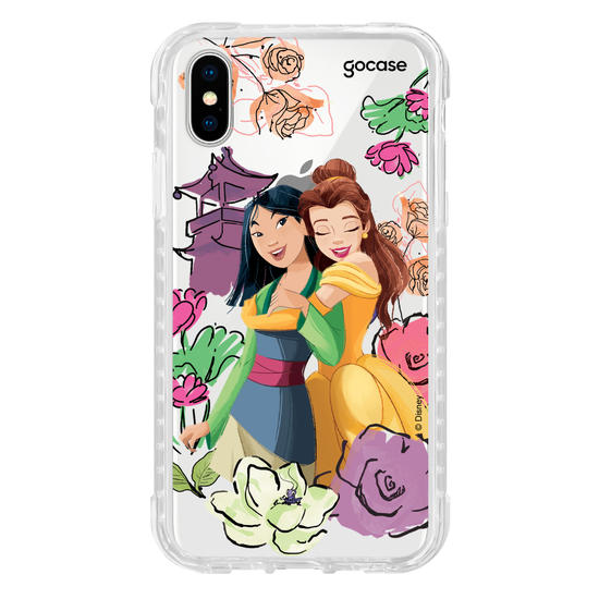Capinha para celular Disney - Princesas - Mulan e Bela
