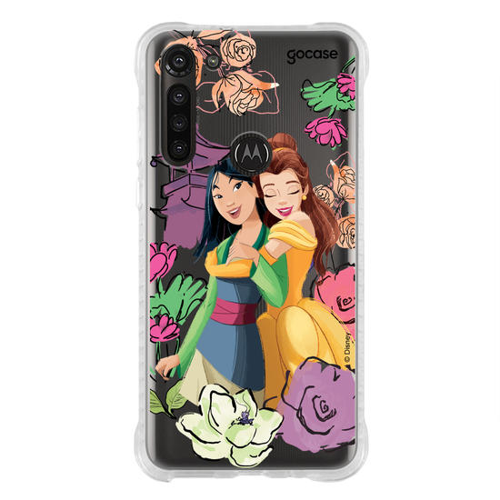 Capinha para celular Disney - Princesas - Mulan e Bela