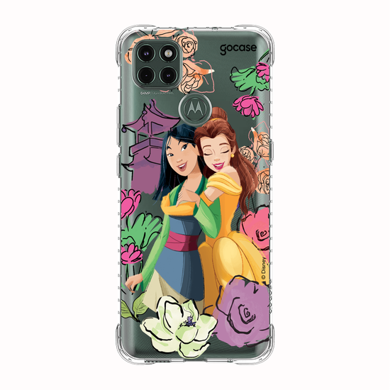 Capinha para celular Disney - Princesas - Mulan e Bela