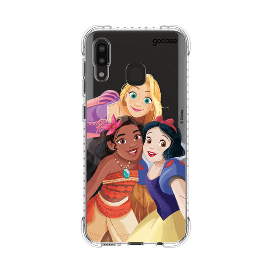 Capinha para celular Disney - Princesas - Branca de Neve, Moana e Rapunzel