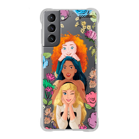 Capinha para celular Disney - Princesas - Merida, Pocahontas e Aurora