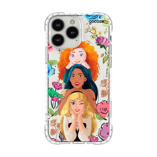 Capinha para celular Disney - Princesas - Merida, Pocahontas e Aurora