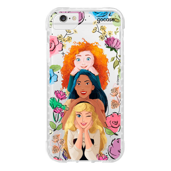 Capinha para celular Disney - Princesas - Merida, Pocahontas e Aurora
