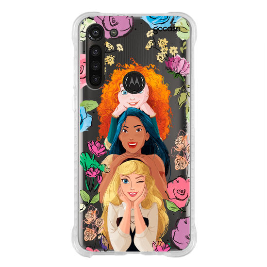 Capinha para celular Disney - Princesas - Merida, Pocahontas e Aurora