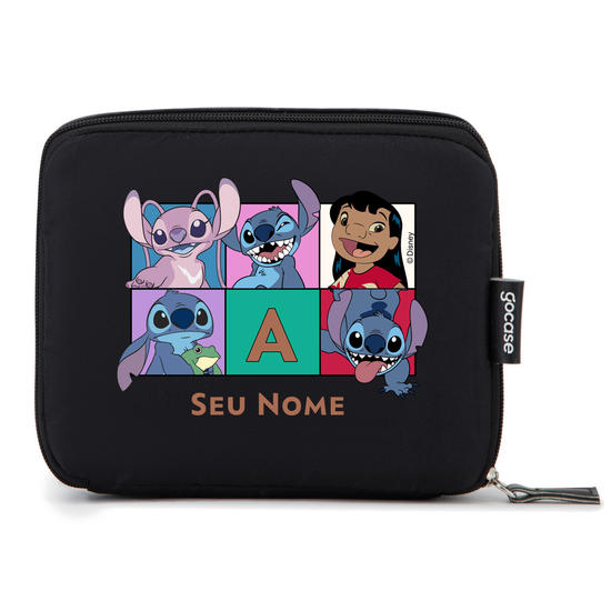 Porta Acessórios Cute Preto - Quadrinhos Lilo e Stitch