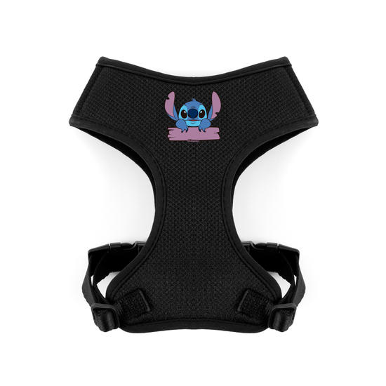 Peitoral Pet - Lilo & Stitch - Plaquinha Stitch