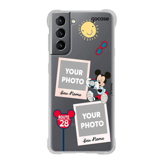 Capinha para celular Mickey & Amigos - Picture Mickey Fotógrafo