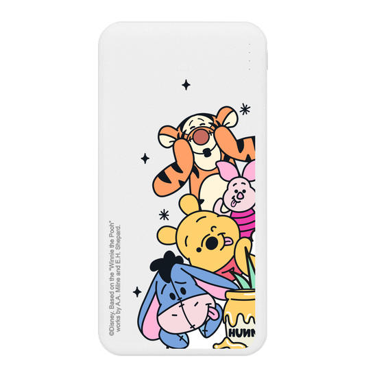 Carregador Portátil Fast Charge -  Ursinho Pooh - Cute Squad