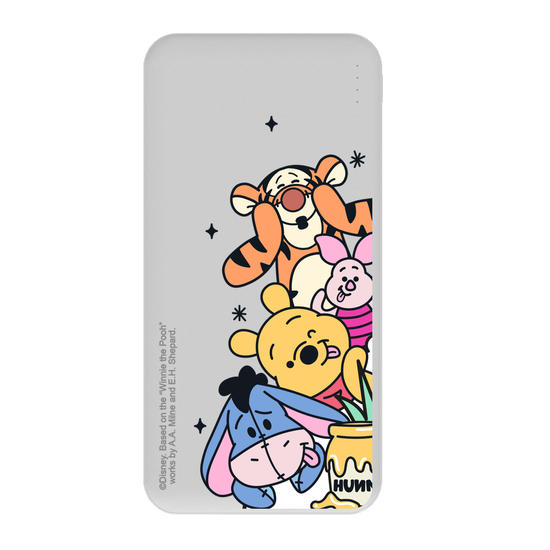 Carregador Portátil Fast Charge -  Ursinho Pooh - Cute Squad