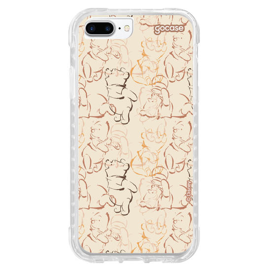Capinha para celular Ursinho Pooh - Pattern