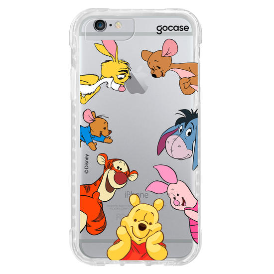 Capinha para celular Ursinho Pooh - Mix de Personagens