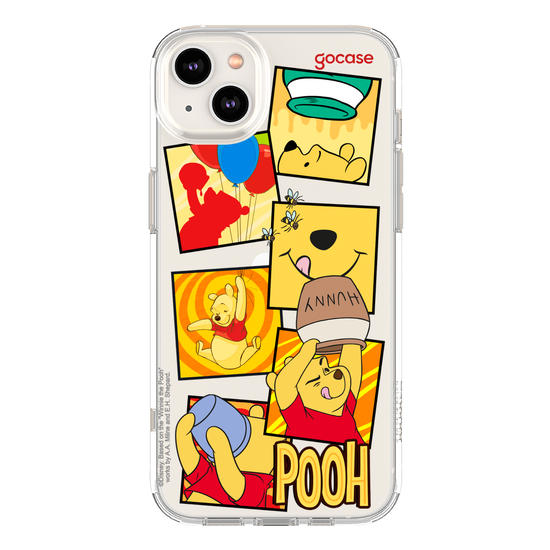 Capinha para celular Ursinho Pooh - Quadrinhos Fofos