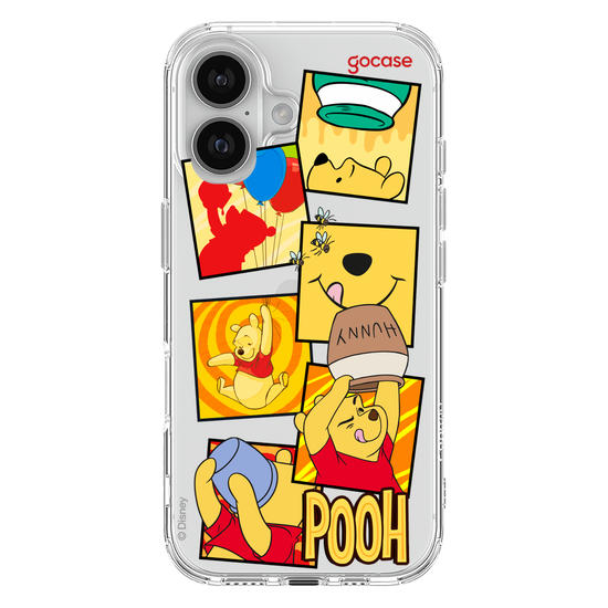 Capinha para celular Ursinho Pooh - Quadrinhos Fofos