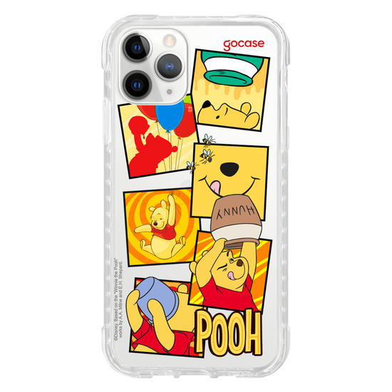 Capinha para celular Ursinho Pooh - Quadrinhos Fofos