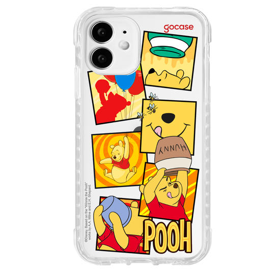 Capinha para celular Ursinho Pooh - Quadrinhos Fofos