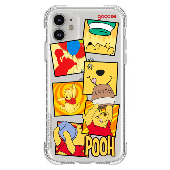 Capinha para celular Ursinho Pooh - Quadrinhos Fofos