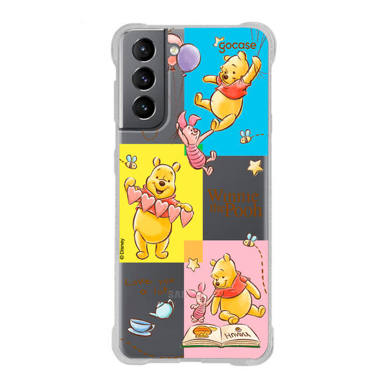 Capinha para celular Ursinho Pooh - Quadros Vazados