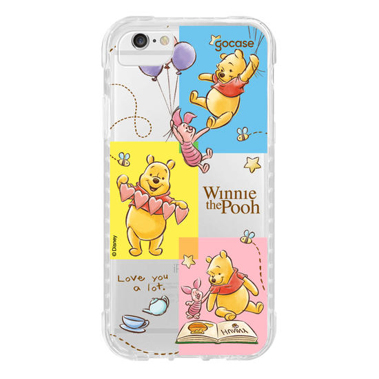Capinha para celular Ursinho Pooh - Quadros Vazados
