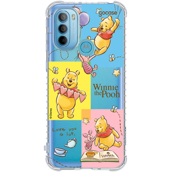 Capinha para celular Ursinho Pooh - Quadros Vazados