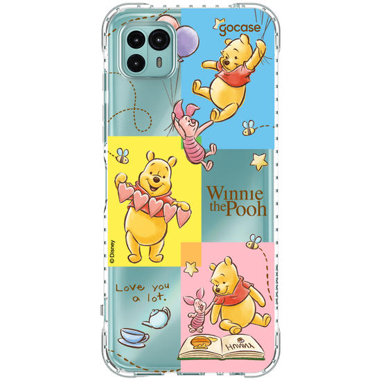 Capinha para celular Ursinho Pooh - Quadros Vazados