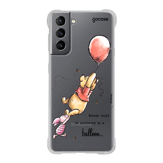 Capinha para celular  Ursinho Pooh - Pooh, Leitão e Balão