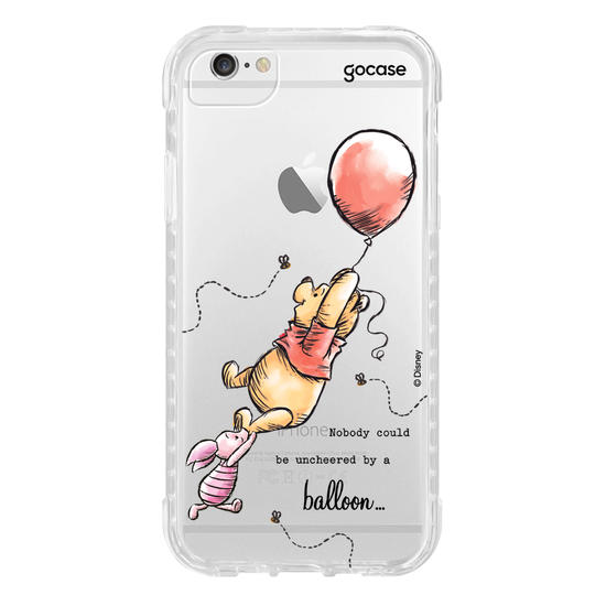 Capinha para celular  Ursinho Pooh - Pooh, Leitão e Balão