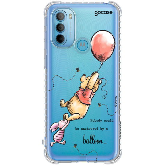 Capinha para celular  Ursinho Pooh - Pooh, Leitão e Balão