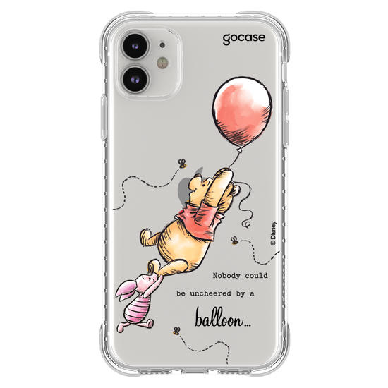 Capinha para celular  Ursinho Pooh - Pooh, Leitão e Balão