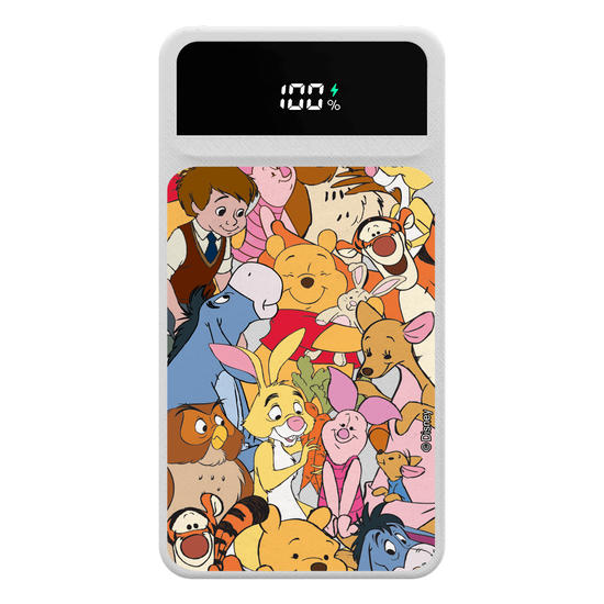 Carregador Portátil Turbo 10000mah - Ursinho Pooh - Pattern da Turma