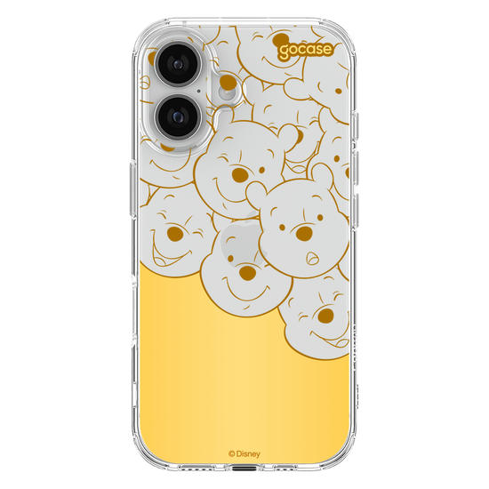 Capinha para celular Ursinho Pooh - Nova Classical Rose