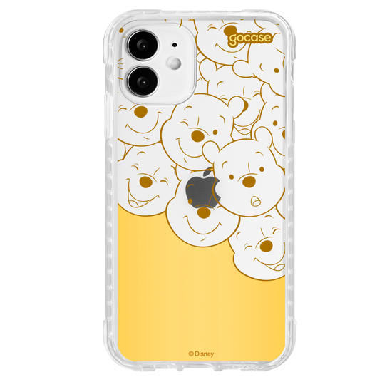Capinha para celular Ursinho Pooh - Nova Classical Rose