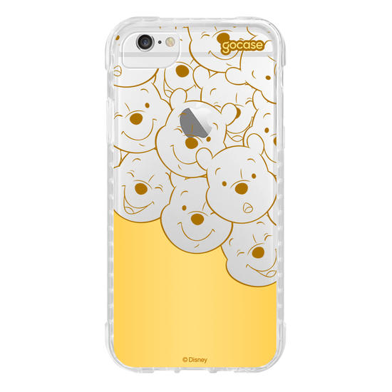 Capinha para celular Ursinho Pooh - Nova Classical Rose