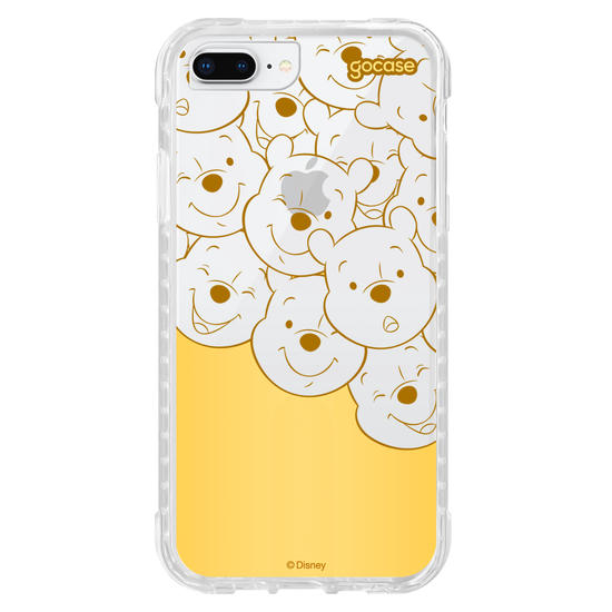 Capinha para celular Ursinho Pooh - Nova Classical Rose