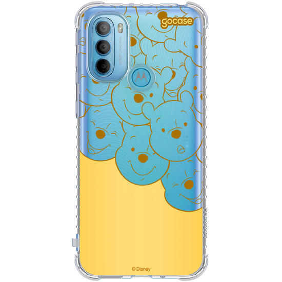 Capinha para celular Ursinho Pooh - Nova Classical Rose