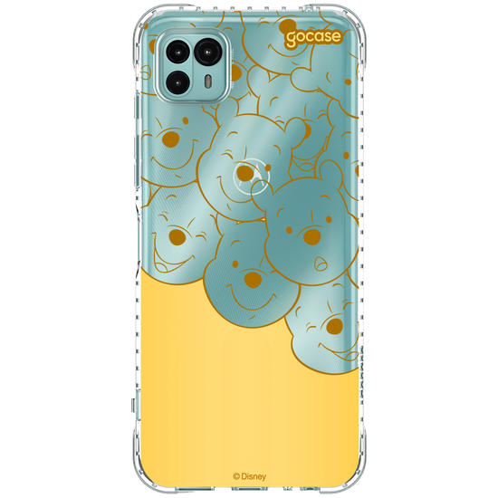 Capinha para celular Ursinho Pooh - Nova Classical Rose