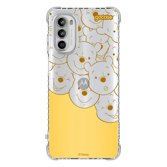 Capinha para celular Ursinho Pooh - Nova Classical Rose
