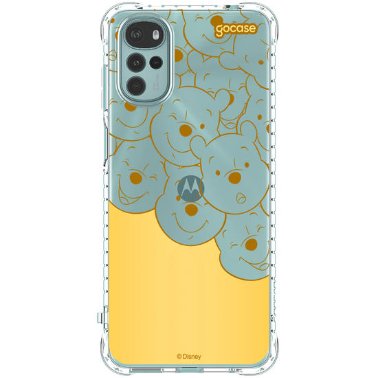Capinha para celular Ursinho Pooh - Nova Classical Rose