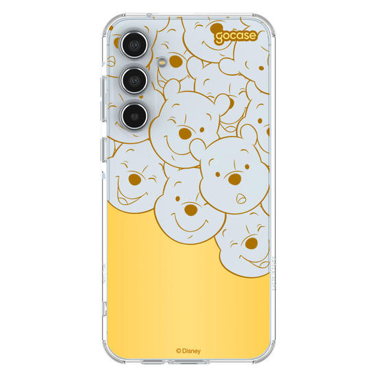 Capinha para celular Ursinho Pooh - Nova Classical Rose