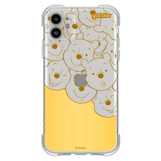 Capinha para celular Ursinho Pooh - Nova Classical Rose