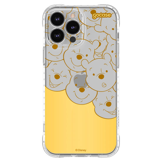 Capinha para celular Ursinho Pooh - Nova Classical Rose