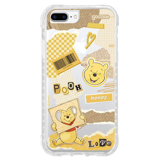 Capinha para celular Pooh - New Collage
