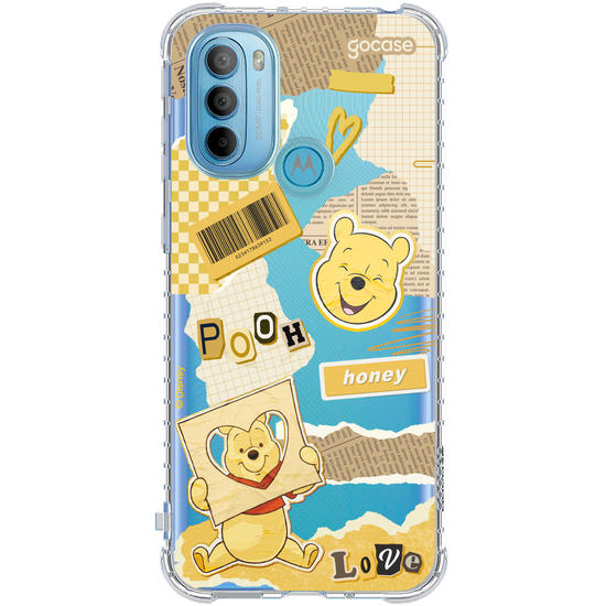 Capinha para celular Pooh - New Collage
