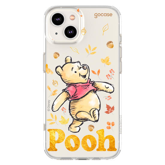 Capinha para celular  Ursinho Pooh - Folhas de Outono